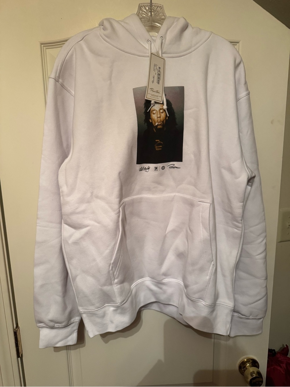 Kaya Hoodie X Bob Marley Primitive White Men’s Hoodie Size Large New With Tags